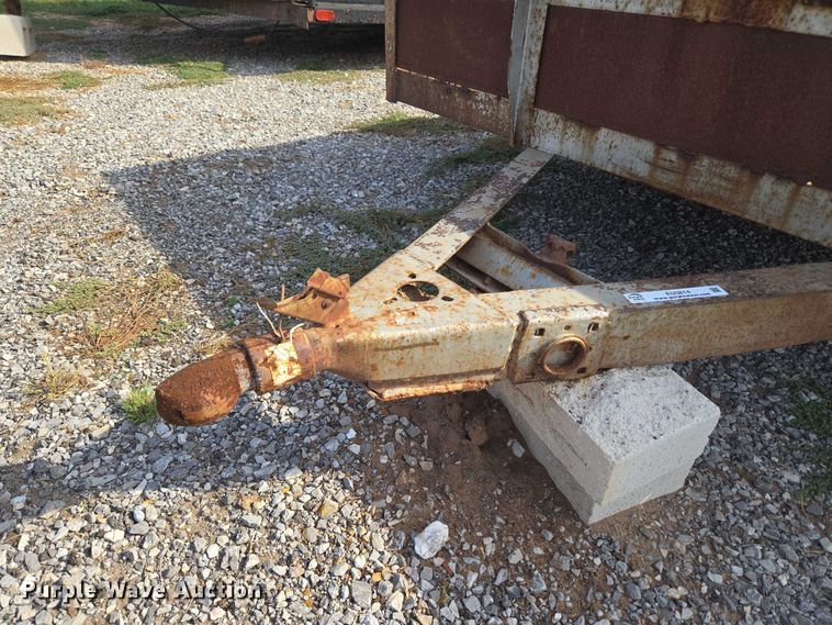 image for item EU3814 Shop built utility trailer