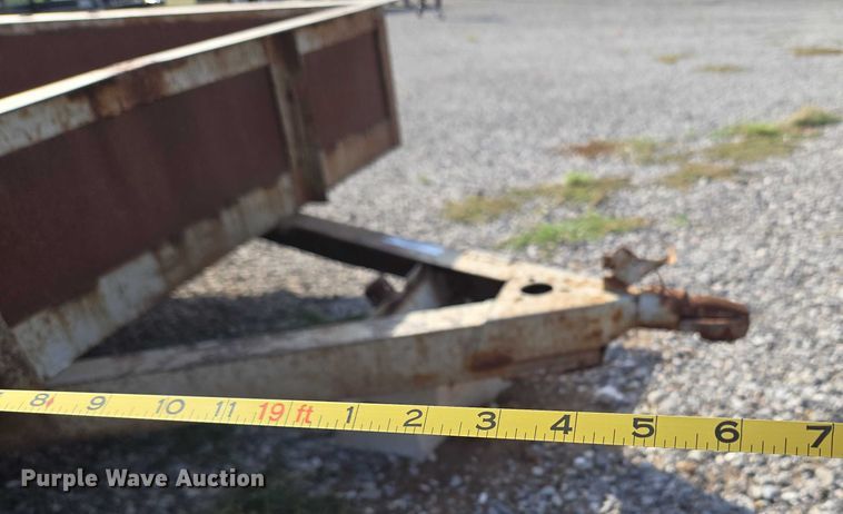 image for item EU3814 Shop built utility trailer