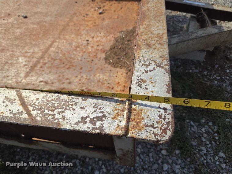 image for item EU3814 Shop built utility trailer