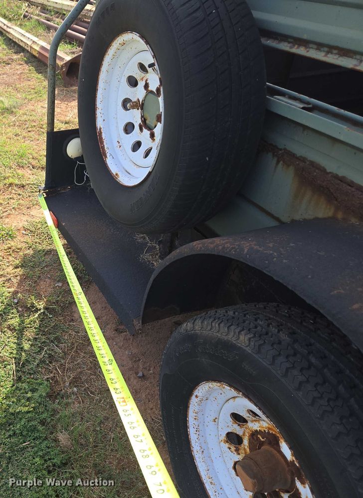 image for item EU3815 1993 W-W Trailer Manufacturers livestock trailer