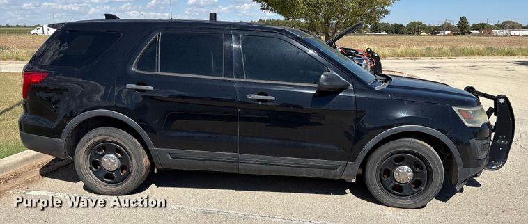 image for item EU4687 2017 Ford Explorer Police Interceptor SUV