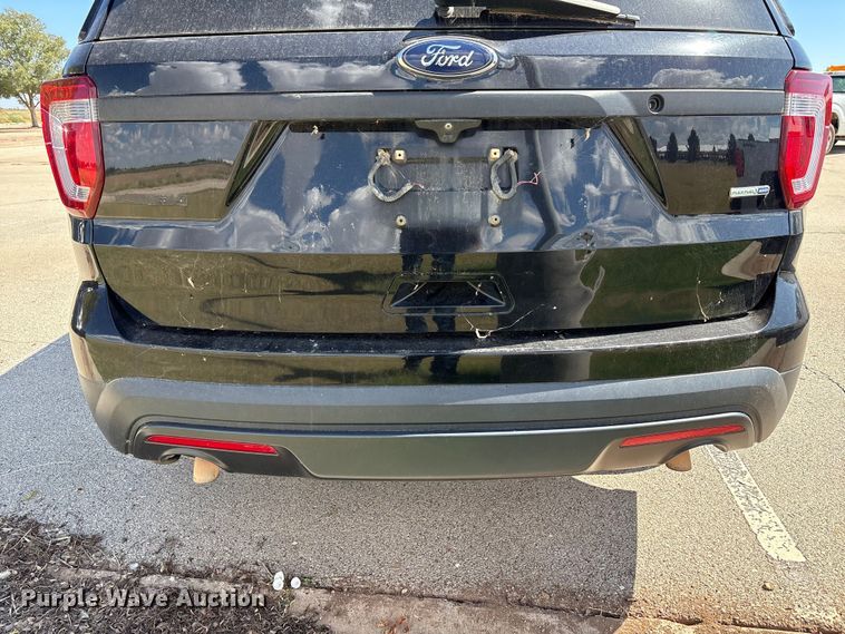 image for item EU4687 2017 Ford Explorer Police Interceptor SUV