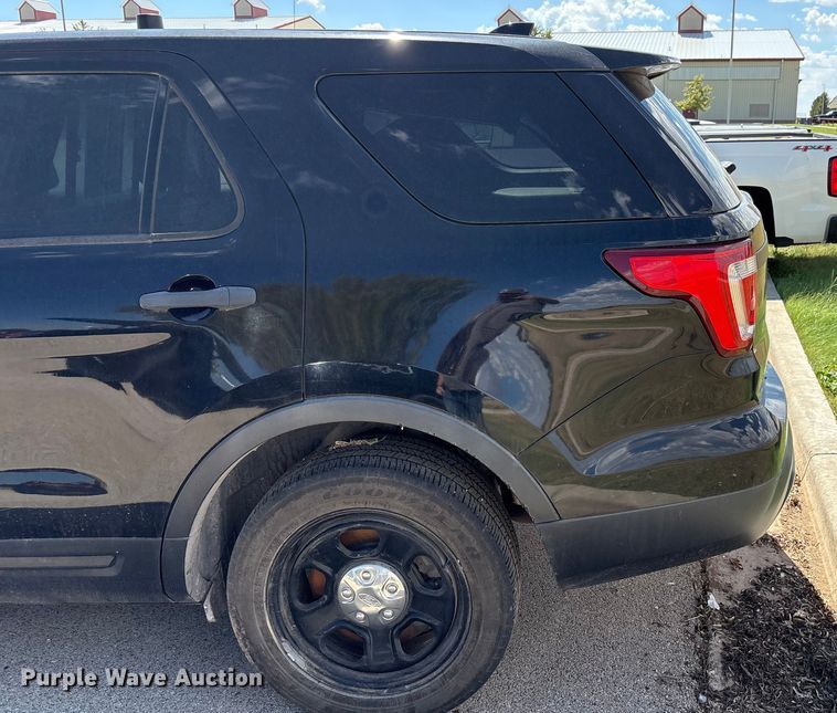 image for item EU4687 2017 Ford Explorer Police Interceptor SUV