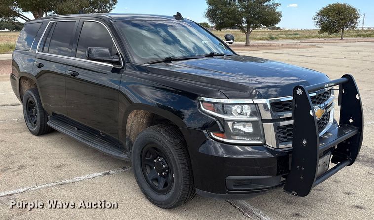 image for item EU4689 2019 Chevrolet Tahoe Police SUV