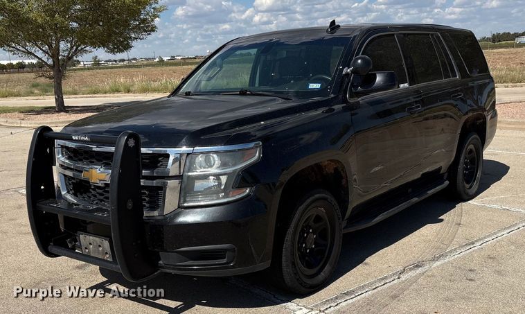 image for item EU4690 2019 Chevrolet Tahoe Police SUV