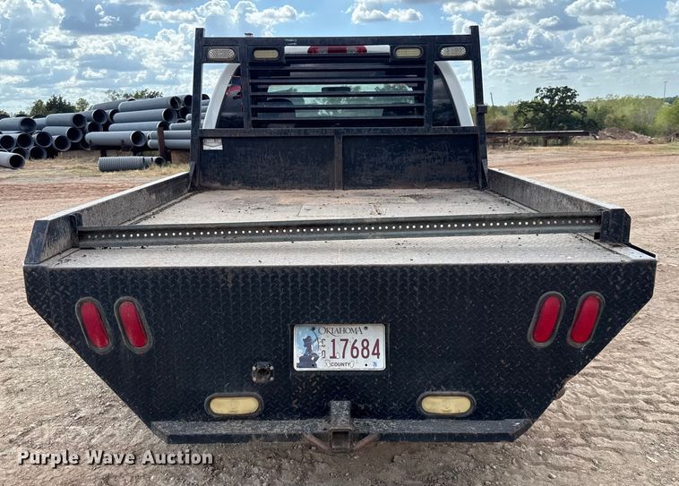 image for item EU5019 2002 Dodge Ram 1500 Quad Cab flatbed pickup truck