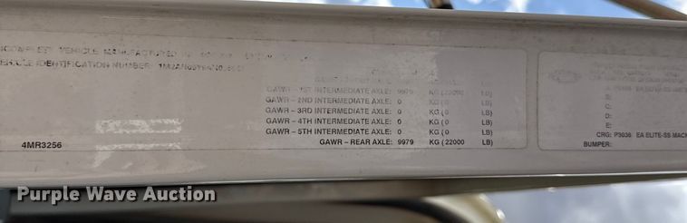 image for item EU5020 2010 Mack CHU613 dump truck