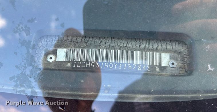 image for item EU6098 2001 Thomas Built 040MS school bus