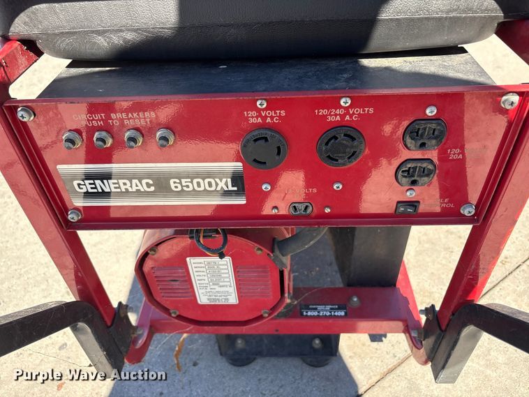 image for item EU8510 Generac 6500XL generator