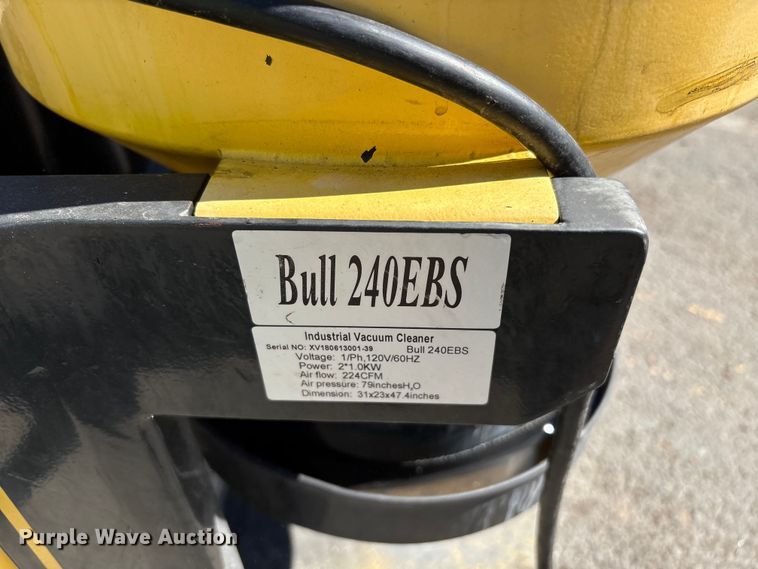 image for item EU8519 Sase Bull 240EBS vacuum