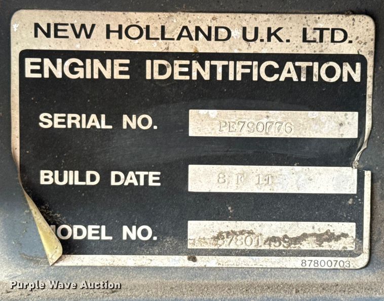 image for item EV1878 1998 New Holland 575E  backhoe