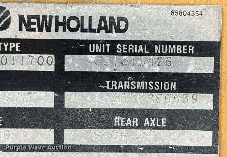 image for item EV1878 1998 New Holland 575E  backhoe