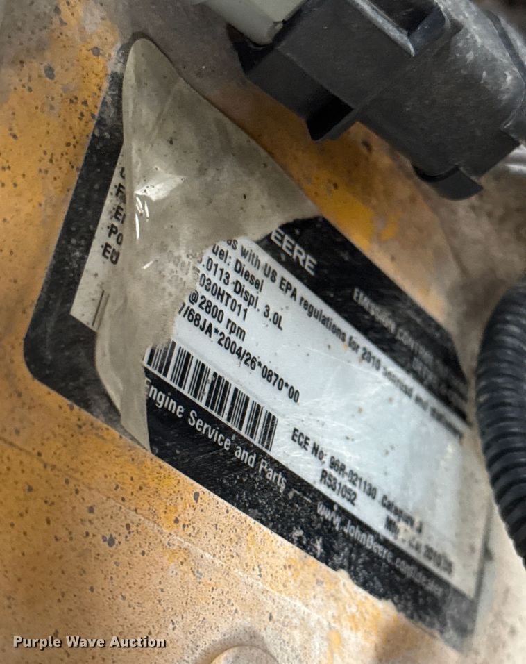 image for item EV1903 2010 John Deere 328D  skid steer loader