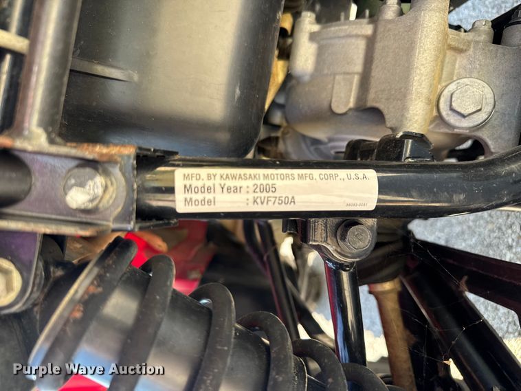 image for item EV1914 2005 Kawasaki Brute Force 750 ATV