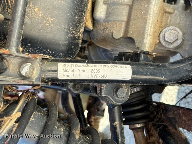 image for item EV1915 2005 Kawasaki Brute Force 750 ATV