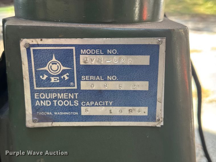 image for item EV1937 Jet JVM-626 milling machine