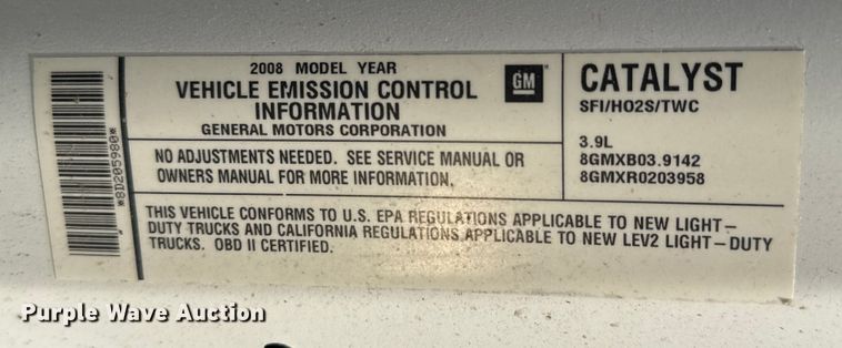 image for item EV1974 2008 Chevrolet Uplander van