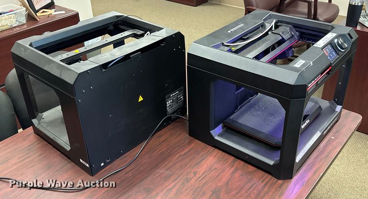 image for item EV1980 (2) MakerBot Replicator 3D printers