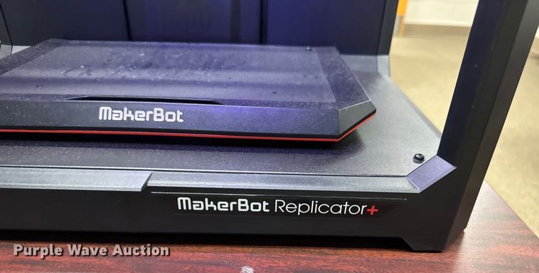 image for item EV1980 (2) MakerBot Replicator 3D printers