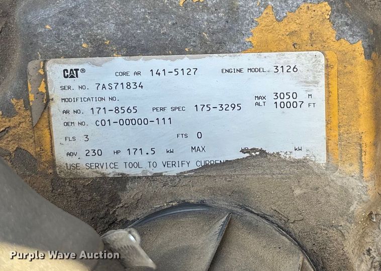 image for item EV3033 2000 Sterling LT7501 grapple truck