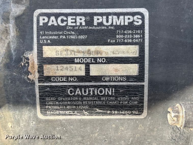 image for item EV3045 Pacer Pumps SE3XL E8CP water pump