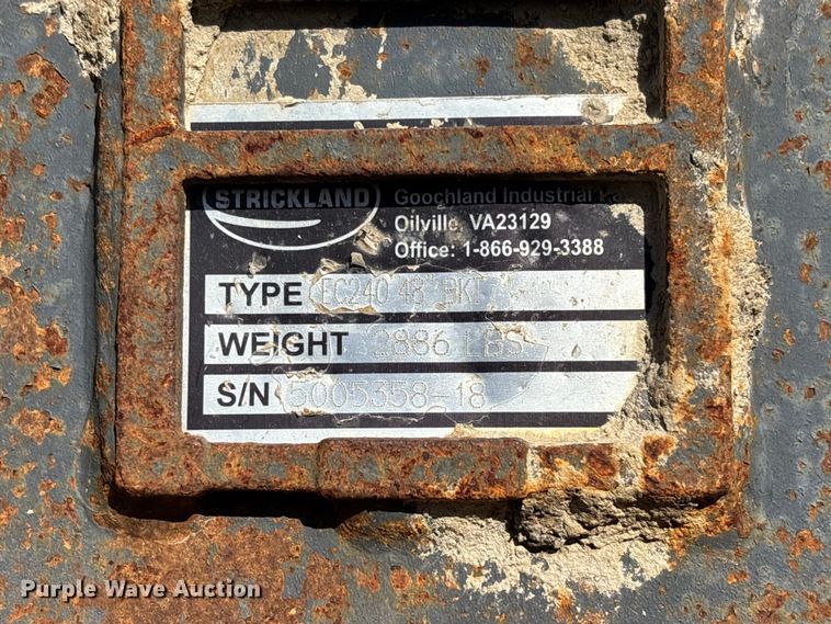 image for item EV3051 Strickland EC240 excavator bucket