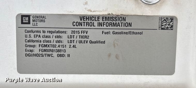 image for item EV3060 2015 Chevrolet Equinox SUV