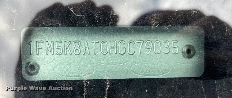 image for item EV3063 2017 Ford Explorer Police Interceptor SUV