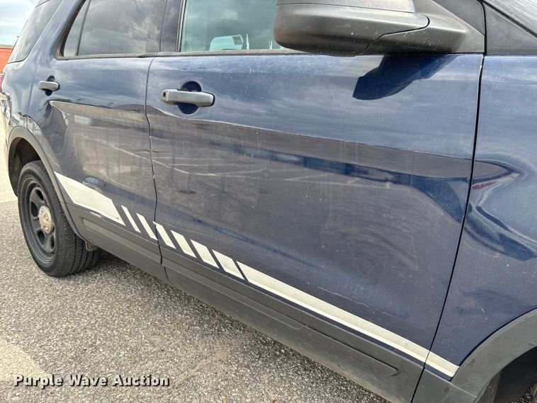 image for item EV3065 2017 Ford Explorer Police Interceptor SUV