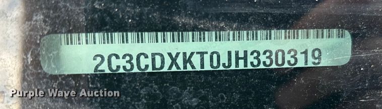 image for item EV3066 2018 Dodge Charger Police 