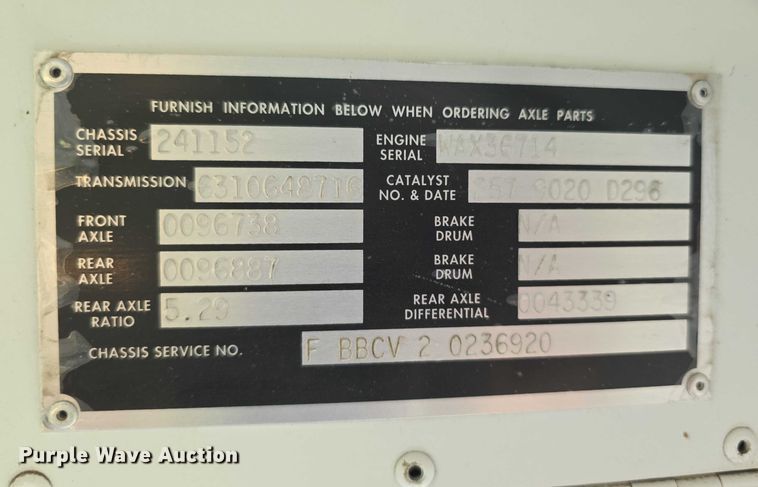 image for item FI0511 2007 Bluebird  school bus