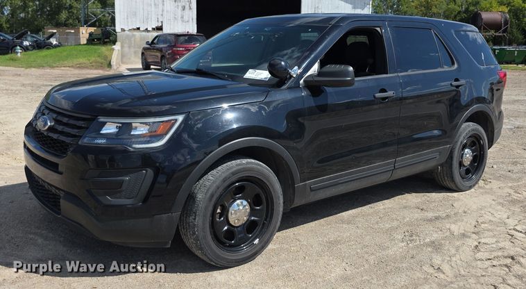 image for item FI0527 2018 Ford Explorer Police Interceptor  SUV