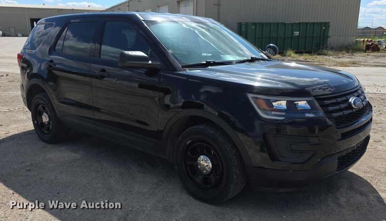 image for item FI0527 2018 Ford Explorer Police Interceptor  SUV