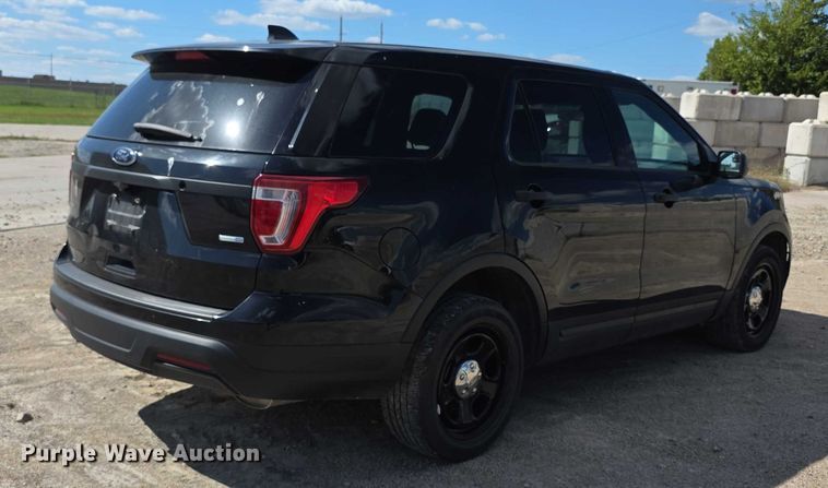 image for item FI0527 2018 Ford Explorer Police Interceptor  SUV