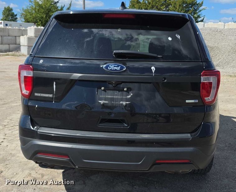 image for item FI0527 2018 Ford Explorer Police Interceptor  SUV