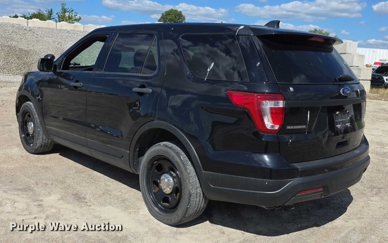 image for item FI0527 2018 Ford Explorer Police Interceptor  SUV