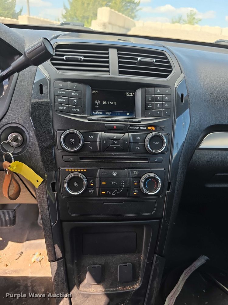 image for item FI0527 2018 Ford Explorer Police Interceptor  SUV