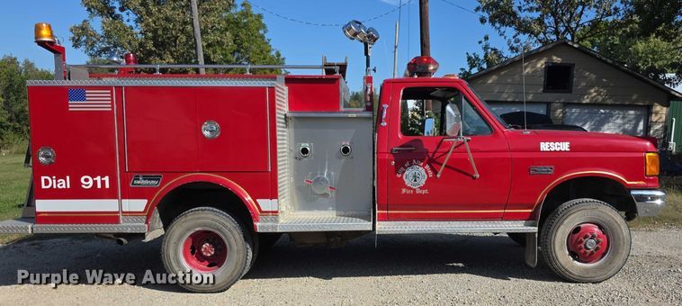 image for item FI0531 1991 Ford F350 Custom rescue vehicle