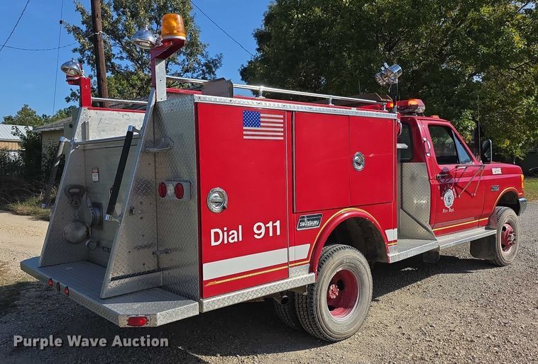 image for item FI0531 1991 Ford F350 Custom rescue vehicle