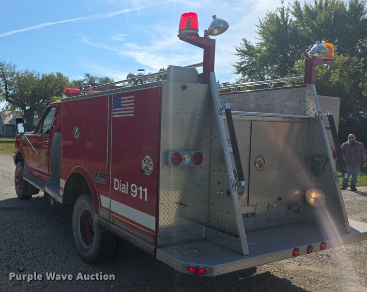 image for item FI0531 1991 Ford F350 Custom rescue vehicle