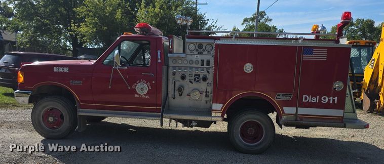 image for item FI0531 1991 Ford F350 Custom rescue vehicle