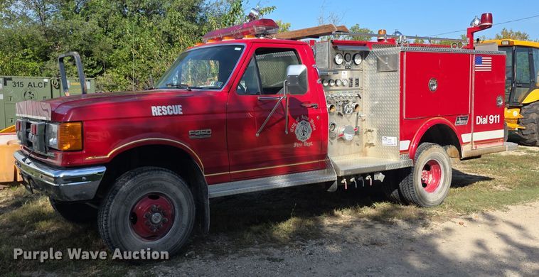 image for item FI0531 1991 Ford F350 Custom rescue vehicle