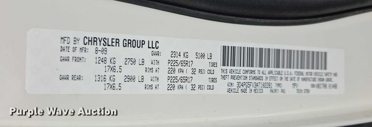 image for item FI0536 2010 Dodge Journey SXT SUV