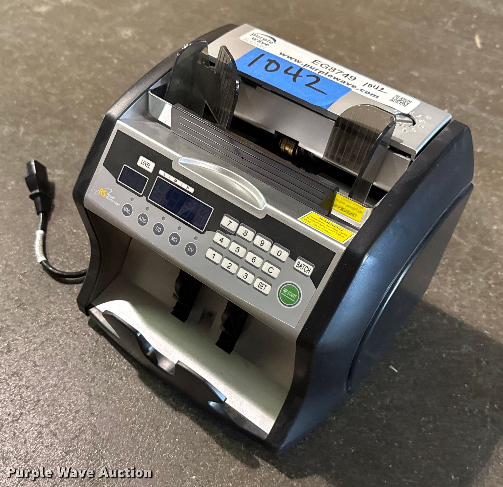 Royal sovereign RBC-1003BK bill counter in Tulsa, OK | Item EG8749 sold ...