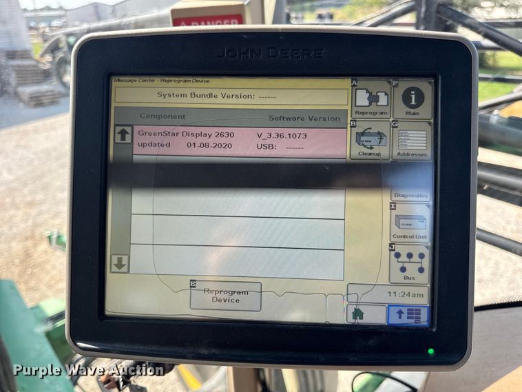 image for item DO2366 2012 John Deere 4730 sprayer