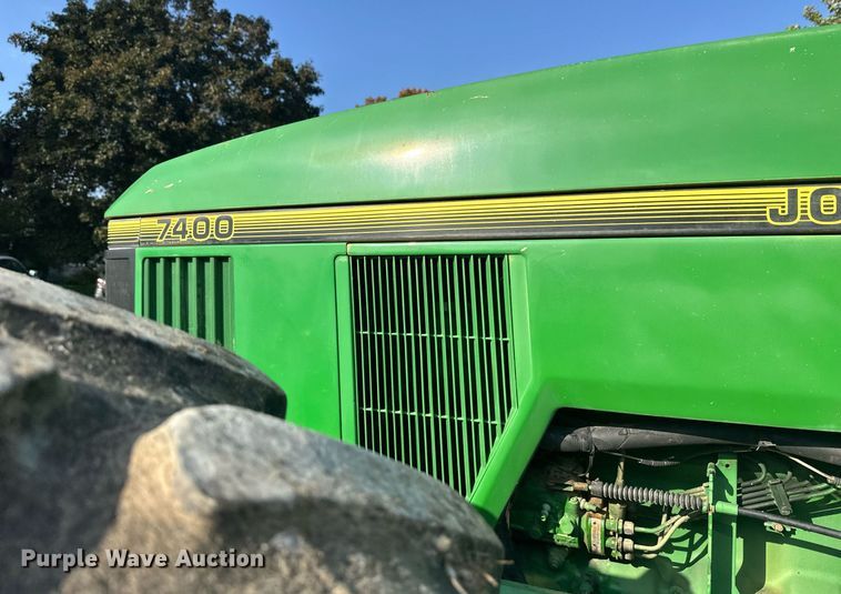 image for item DV0643 1996 John Deere 7400 MFWD tractor