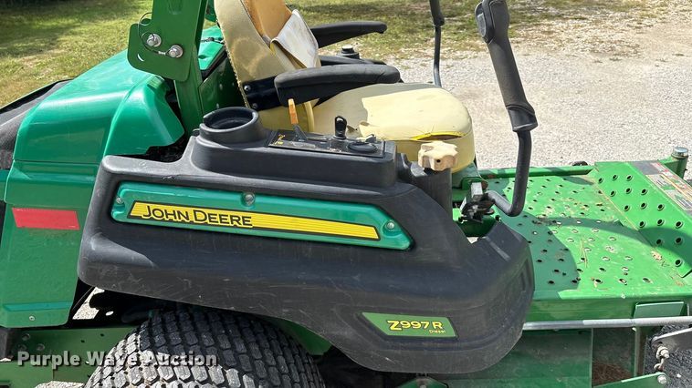 image for item DV5002 2015 John Deere Z997R ZTR lawn mower