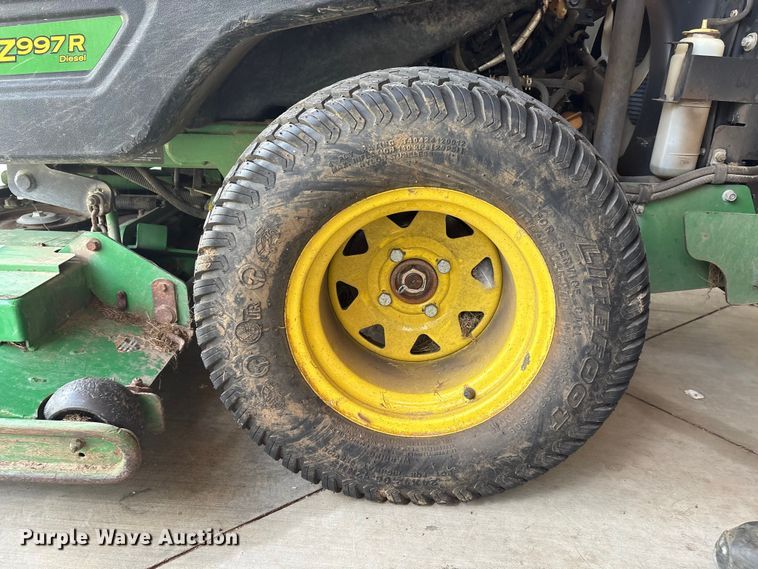 image for item DV5002 2015 John Deere Z997R ZTR lawn mower