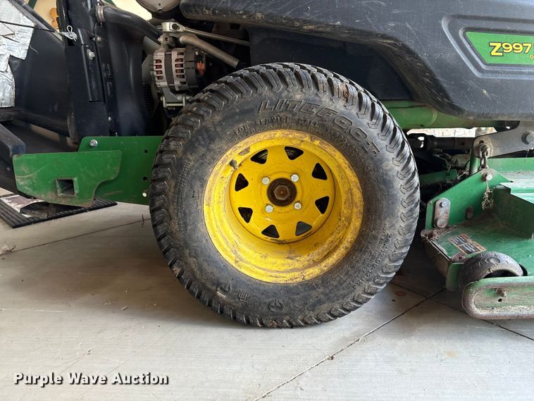 image for item DV5002 2015 John Deere Z997R ZTR lawn mower