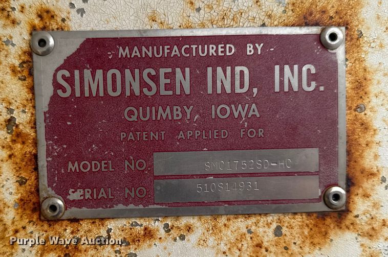 image for item EA1876 Simonsen SMC1752SD-HD spreader